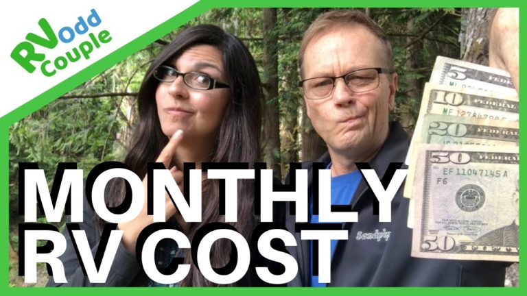How much does it cost Monthly to RV full time? www.RVOddCouple.com