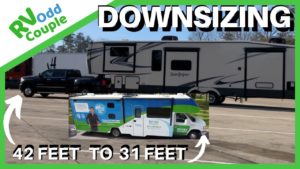 How do you downsize an RV? www.RVOddCouple.com