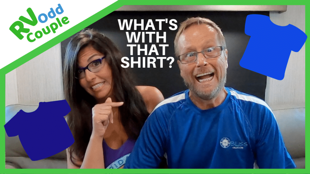 Why does John always wear the same shirt? www.RVOddCouple.com