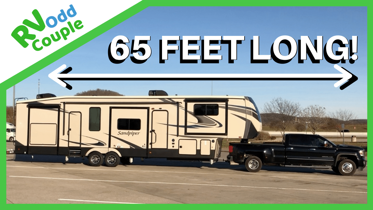 Is it hard finding camping spots long enough for your RV? www.RVOddCouple.com